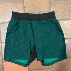 Lululemon T.H.E. Shorts (7-inch inseam, Green)